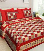 Sanganeri Screen Print Queen Size Bedding Bedspread Bedcover 90X108 inches Bohemian Bedcover