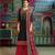 Black woven blended cotton salwar