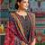 Black woven blended cotton salwar