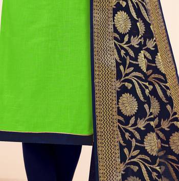 Light-green beads cotton salwar 4