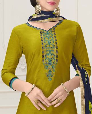 Mehendi embroidered cotton salwar 2