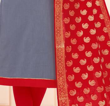 Grey beads cotton salwar 4