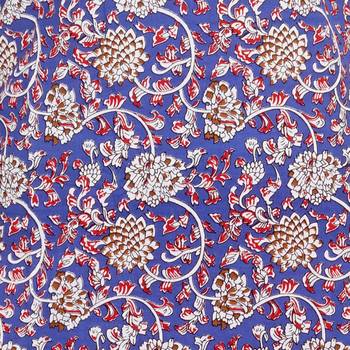 Blue printed cotton ethnic-kurtis 4