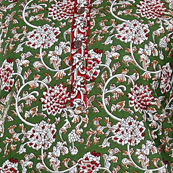 Green printed cotton ethnic-kurtis 4