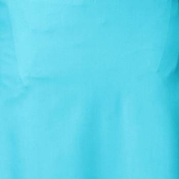 Sky-blue plain rayon ethnic-kurtis 5