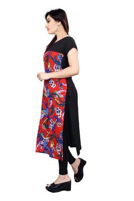 Multicolor printed crepe kurtis 2