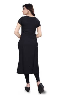 Multicolor printed crepe kurtis 3