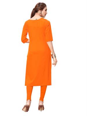 Multicolor printed crepe kurtis 3