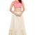 Women's Light Pink Cotton Silk Readymade Saree Blouse