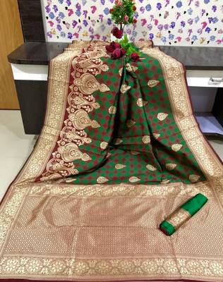 Green and maroon color  1