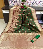 Green and maroon color 