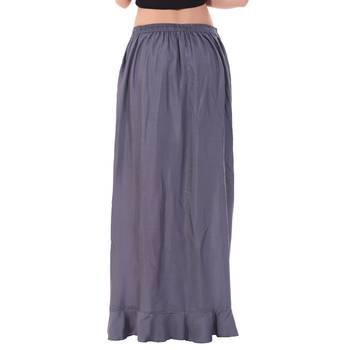 Grey Color Plain Ruffle Palazzo 3