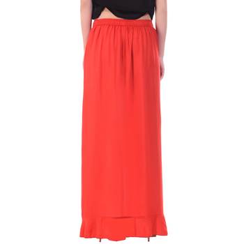 Red Color Plain Ruffle Palazzo 5