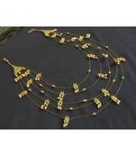 Beautiful Green Pearl Designer Temple Necklace