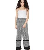 Black Color Print Palazoo