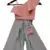 Baby Pink Crop Top with Striped Palazzo