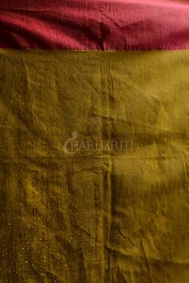 Mustered Yellow Pure Cotton Saree With Dual Border And Woven Pallu  3
