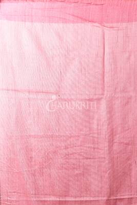 Rouge Pink Blended Matka With Jaal Cut Embroidery 3