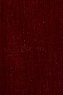 Black Bird Printed Cotton Blended Linen With Red Border 3