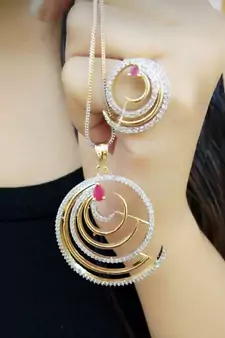 White necklaces