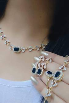 Gold necklaces