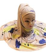 Justkartit Women'S Jersey Stretchable Material Daily Wear Digital Printed Hijab Scarf Dupatta