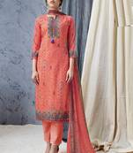 Peach Digital Print Cambric Salwar