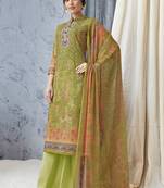 Green Digital Print Cambric Salwar