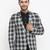 Multicolor Checked Single Breasted Casual Men Blazer
