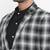 Multicolor Checked Single Breasted Casual Men Blazer