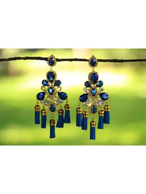 Blue earrings 1