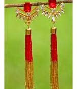 Red earrings