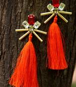 Orange earrings