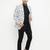 White Printed Single Breasted Casual Men Blazer