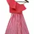 Candy Pink Crop Top With Striped Palazzo