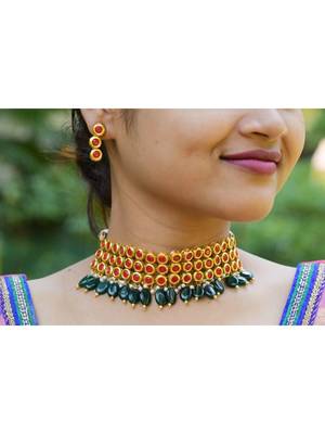 Red necklace-sets 1