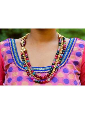 Multicolor necklaces 1