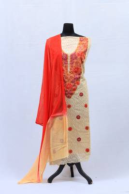 Red Aari Cotton Salwar 1