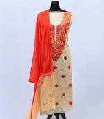 Red Aari Cotton Salwar