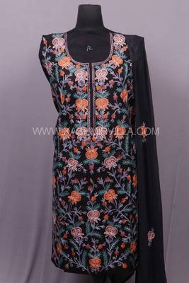 Black Aari Cotton Salwar 1