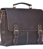 Annodyne Leather Messenger Bags For Men Office Laptop Bag (Dimension : L-15.74 Inch W-4.72 Inch H-11.41 Inch)    