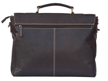 Annodyne Leather Messenger Bags For Men Office Laptop Bag (Dimension : L-15.74 Inch W-4.72 Inch H-11.41 Inch)     3