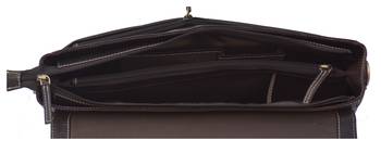 Annodyne Leather Messenger Bags For Men Office Laptop Bag (Dimension : L-15.74 Inch W-4.72 Inch H-11.41 Inch)     5