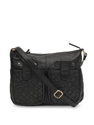 Annodyne Unisex Leather Handbag/Side Sling Leather Purse (Brown)     1