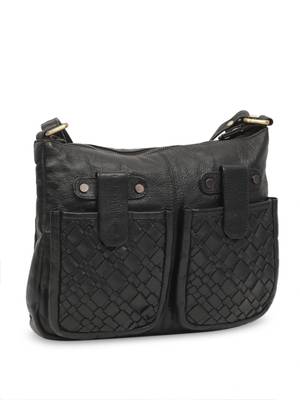 Annodyne Unisex Leather Handbag/Side Sling Leather Purse (Brown)     2