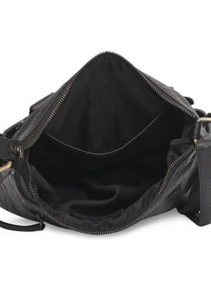 Annodyne Unisex Leather Handbag/Side Sling Leather Purse (Brown)     5