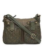 Annodyne Unisex Leather Handbag/Side Sling Leather Purse (Brown)    