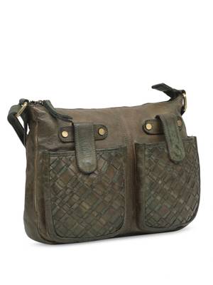 Annodyne Unisex Leather Handbag/Side Sling Leather Purse (Brown)     2