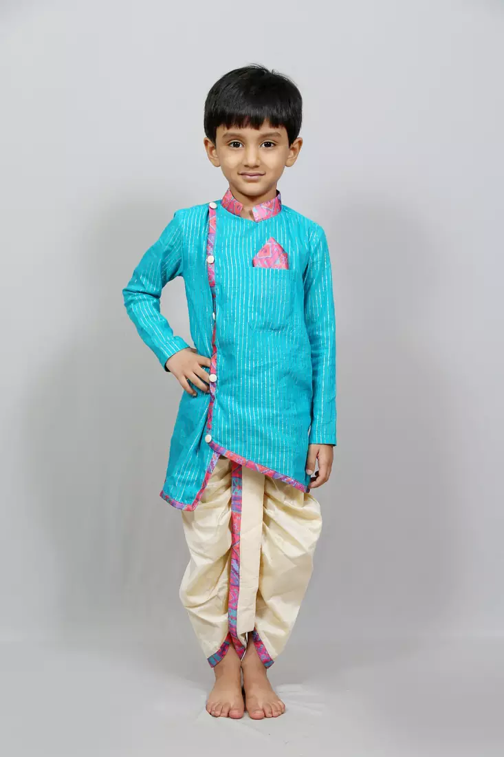 Angarakha style kuta with dhoti
