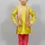 kurta pajama with printed jacket